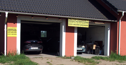 Siedziba serwisu samochodowego w okolicy Gdańska, Pruszcza i Ceder